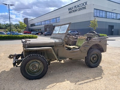 Lot (UFF 747) 1943 Ford 'Willys Jeep' GPW ¼-ton...