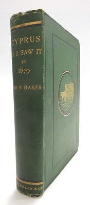 Lot 201 - Samuel Baker : Cyprus As I Saw It In 1879,...
