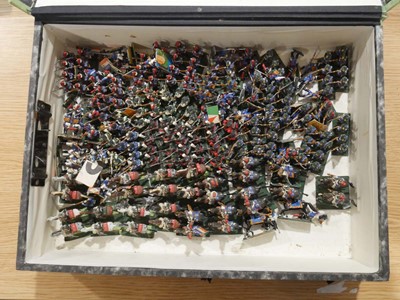 Lot 260 - An extensive collection of painted and...