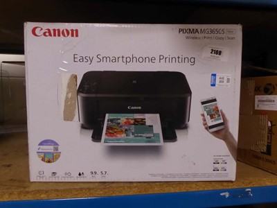 Lot 2169 - Canon Pixma MG3650S all in one printer
