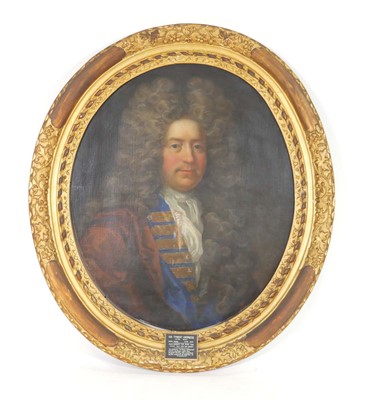 Lot 351 - English School, 18th century, A head and...