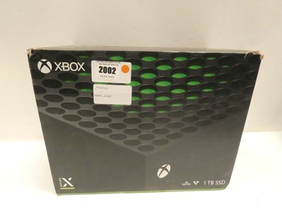 Lot 2002 - Xbox Series X 1TB with box and accessories (no...
