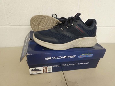 Lot 1808 - Boxed pair of Skechers skech-lite air cooled...