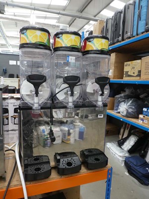 Lot 3001 - Blue ice slush three section machine
