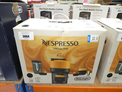 Lot 3004 - Delonghi Nespresso Virtue Pop coffee machine
