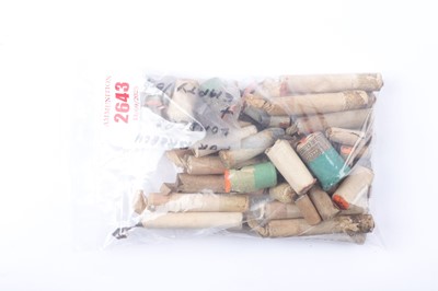Lot 2643 - (S1) Bag of assorted paper cased and muzzle...