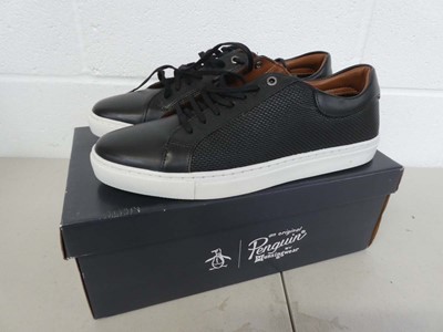 Lot 1822 - Boxed pair of Penguin 'Paxton' trainers size...