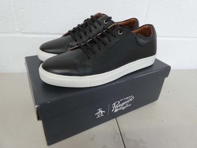 Lot 1823 - Boxed pair of Penguin 'Paxton' trainers size...