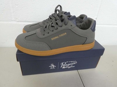 Lot 1825 - Boxed pair of Penguin 'salsa' trainers size UK 9