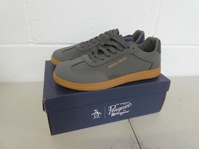 Lot 1827 - Boxed pair of Penguin 'salsa' trainers size UK 10