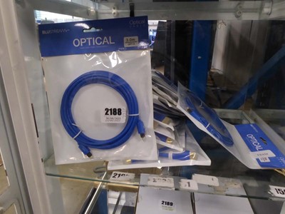 Lot 2188 - Selection of Bluestream optical digital audio...