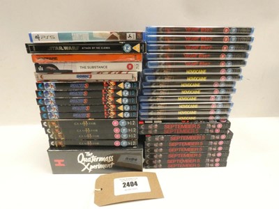 Lot 2404 - Quantity of Blu-Ray DVD films and PS5 Saints...