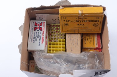 Lot 2665 - (S1) Approx. 7kg assorted rifle and pistol...