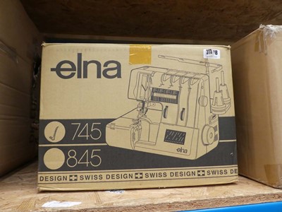 Lot 3173 - Boxed Elna Swiss design sewing machine