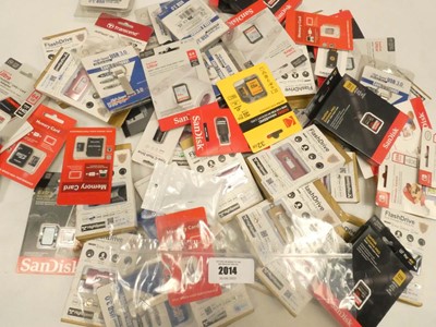 Lot 2014 - Selection of various microSD/SDXC and flash...