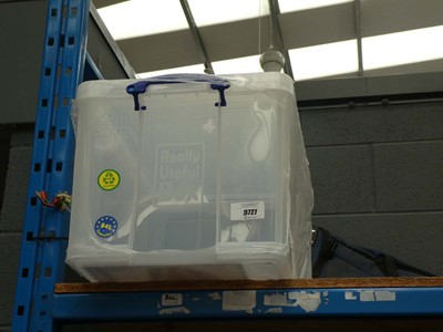 Lot 3210 - 84L Really Useful storage box