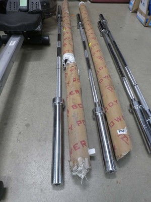 Lot 3232 - 2 mixed sized Olympic weight bars