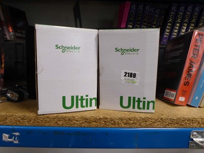 Lot 2189 - 2 boxes of Schneider GU9116 ultimate surface...