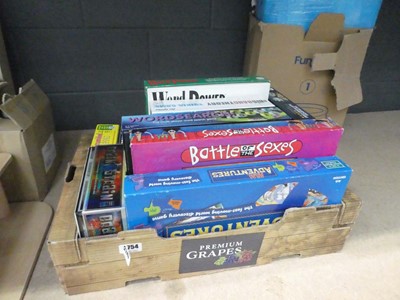Lot 3247 - Tray of various board games