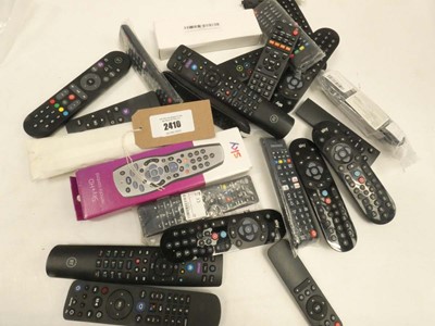 Lot 2410 - Bag of various remote controls