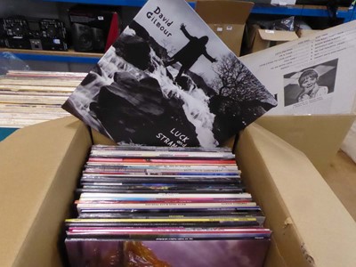 Lot 2511 - Box of vinyl records, including David Gilmore,...
