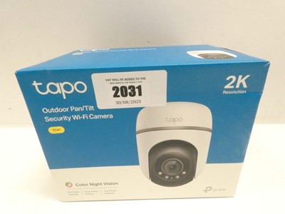 Lot 2031 - Tapo 2K pan/tilt outdoor WiFi camera