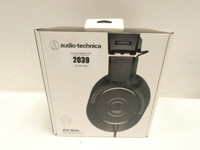 Lot 2039 - Audio-Technica ATH-M20x monitor headphones