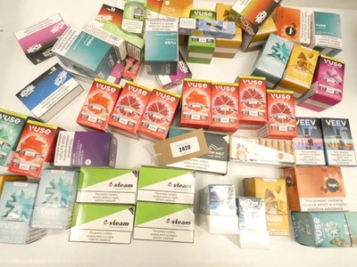 Lot 2420 - Quantity of vape pods / cartridges (You must...
