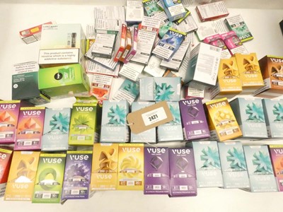 Lot 2421 - Quantity of vape pods / cartridges (You must...