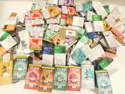 Lot 2422 - Quantity of vape pods / cartridges (You must...
