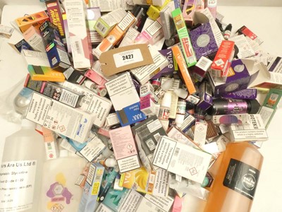 Lot 2427 - Quantity of mixed vape liquid flavours / salts...
