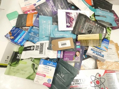 Lot 2433 - Assorted packs of various vitamin, mineral and...