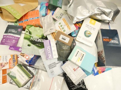 Lot 2434 - Assorted packs of various vitamin, mineral and...