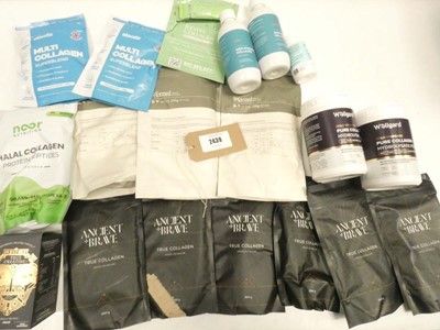 Lot 2439 - Selection of collagen support powders and...