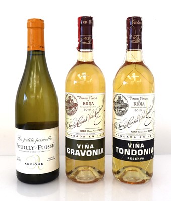 Lot 358 - 3 bottles White, 1x 2022 Vins Auvigue...