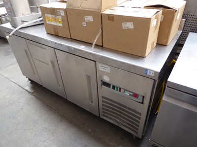 Lot 542 - 180cm Fagor 3 door counter fridge