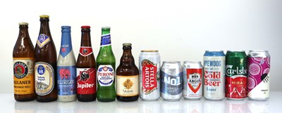 Lot 455 - 38 assorted bottle/cans Lagers, 15x Stellka...