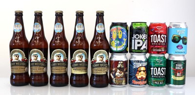 Lot 456 - 45 assorted bottle/cans Craft Beer & Cider...
