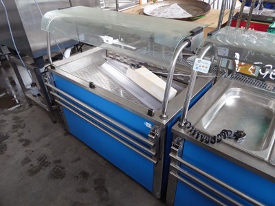 Lot 652 - 120cm refrigerated electric mobile serving...