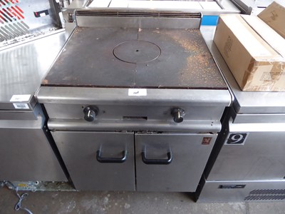 Lot 708 - 70cm gas solid top 2 burner cookerwith double...
