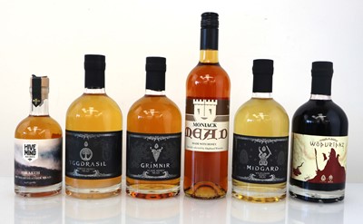 Lot 458 - 14 bottles of Mead, 4x Afron Mel Loki's Tears...
