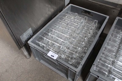 Lot 723 - Large plastic stacking crate containing a...