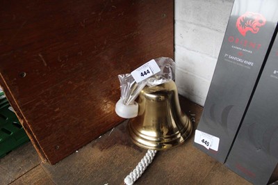 Lot 759 - Brass effect ships bell