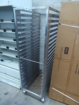 Lot 744 - 52cm mobile tray rack