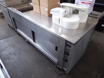 Lot 470 - 220cm electric Victor mobile hot cabinet with...