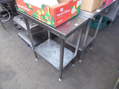 Lot 472 - 40cm Infill stainless steel preparation table...