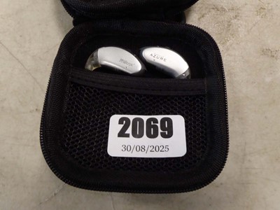 Lot 2069 - A pair of Resound Azure hearing aids in a case