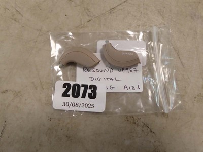 Lot 2073 - A pair of Resound UP967 Digital hearing aids
