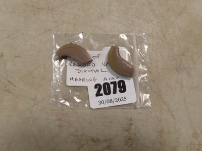 Lot 2079 - A pair of Resound UP977 Digital hearing aids
