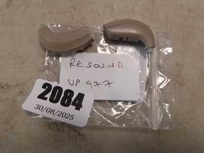 Lot 2084 - A pair of Resound UP977 Digital hearing aids